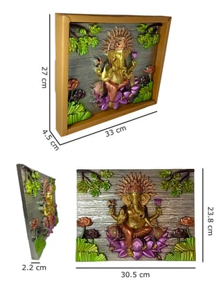 3D Wall Decor of Lord Ganesha