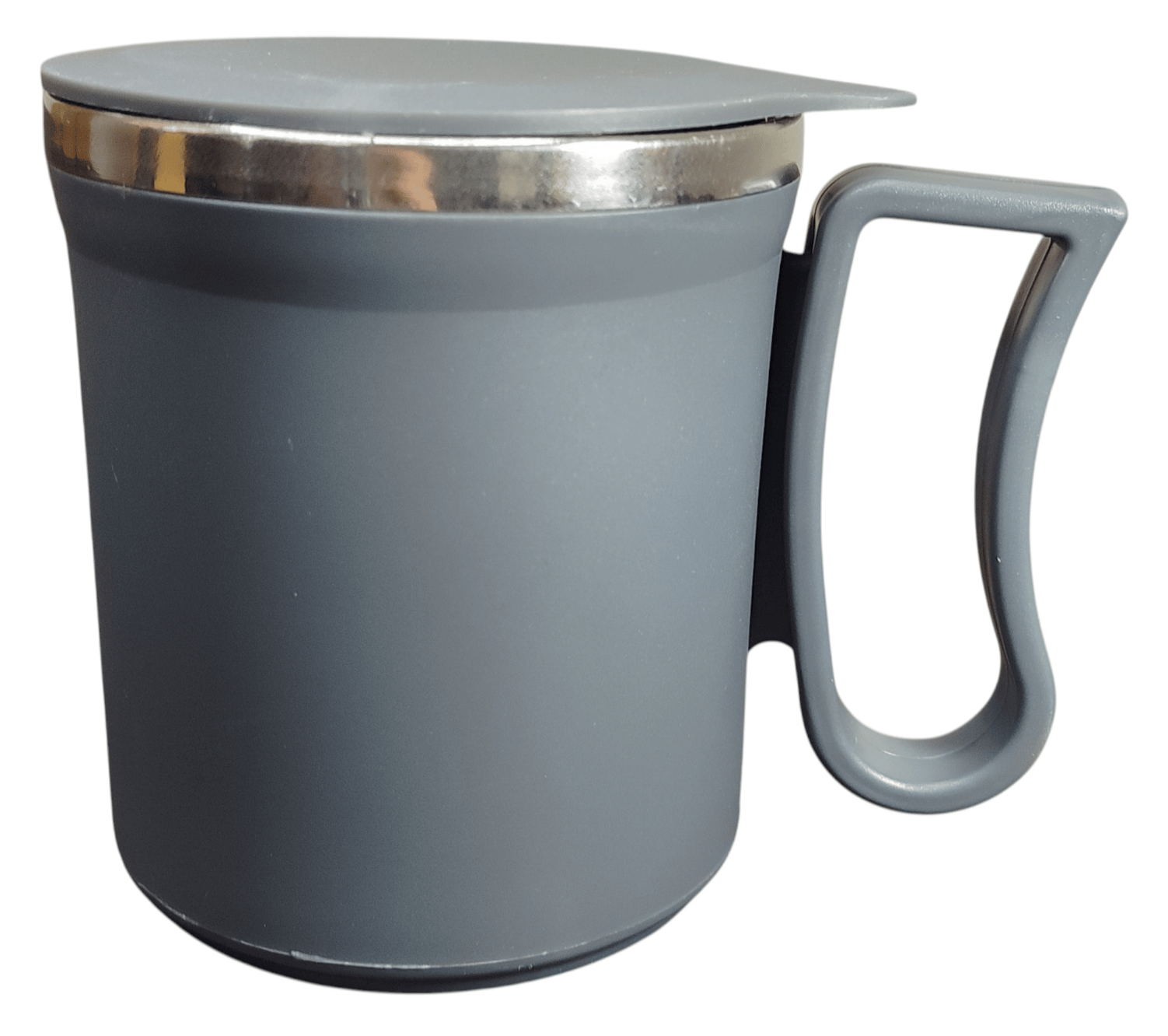 Coffee Mug with Lid, Double Walled, Inside Stainless Steel, Leakproof
