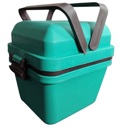 Bento Lunch Box with Handle, 3 Containers Food Grade Plastic Material