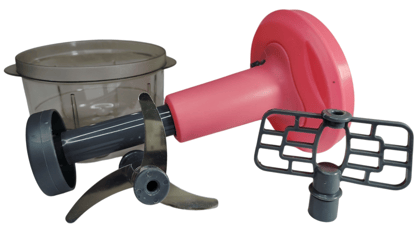 PUSH Chopper 800 ML Manual Food Chopper with 2 Blades for Vegetables & Fruits